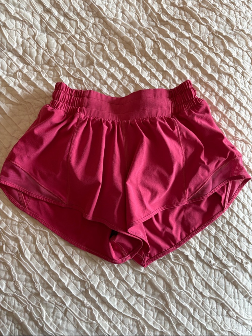 lululemon athletica Hot Pink Layered Running Shorts